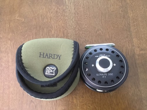 Hardy Ultralite Disc #7 Fly Fishing Reel #6/7 Made In England w/Neoprene Pouch