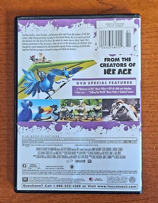 RIO DVD 2011 Blue Sky Studios. | eBay