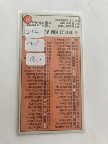 1970-71 Topps Basketball Singles #21 - #33 U Pick 20% discount on 5+ - Picture 129 of 337