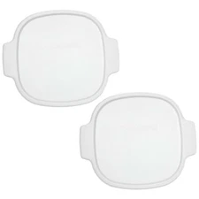 Corningware A-2-PC Square 2qt & 3qt Food Storage Replacement Lid (2-Pack)