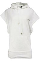 ALEXANDRE VAUTHIER OVERSIZED PRINTED COTTON JERSEY HOODIE ONE SIZE