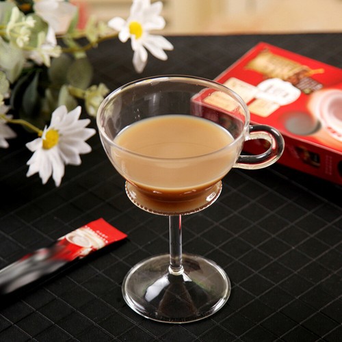 Copa de vino copa de vino taza decorativa copa de vidrio copa de bebidas (140 ml) - Imagen 8 de 12