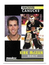 KIRK MCLEAN 1991-92 PINNACLE CARD NEAR MINT+ CONDITION