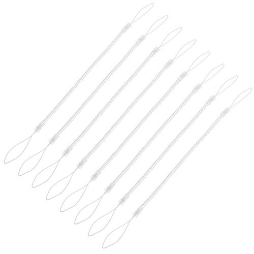8 Pcs Mobiltelefonschlüsselketten -Federseil Stretch-Lanyard Für Stylus-Stift - Afbeelding 7 van 12