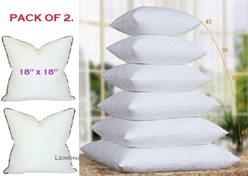 DUCK FEATHER CUSHION PADS INNER INSERTS FILLERS 16" 18" 20" 22" 24" PACK OF 2 - Picture 12 of 21