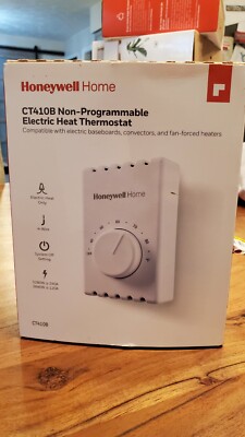 HONEYWELL HOME CT410B NON-PROGRAMMABLE MANUAL 4 WIRE BASEBOARD HEATER THERMOSTAT