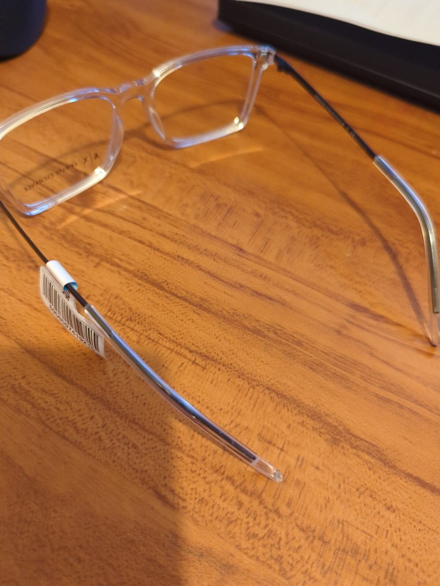 Armani Exchange AX3077 8333 Eyeglasses Frame Men's Crystal