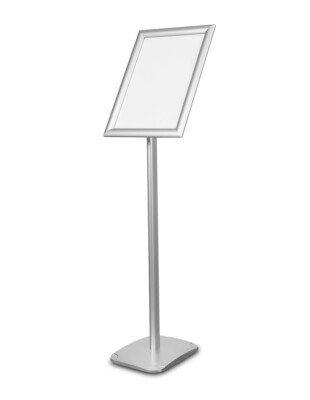 Infoständer »Menü Board Standard« DIN A3, Aluminium silber