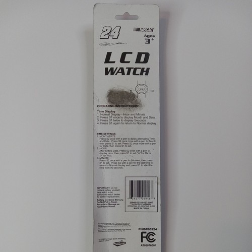 JEFF GORDON 2010 LCD Watch New Sealed Package #24 - Picture 5 of 8