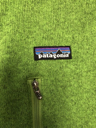 Vintage Patagonia Better Sweater Herren M Lime Green 1/2 Zip Fleece - Bild 5 von 9