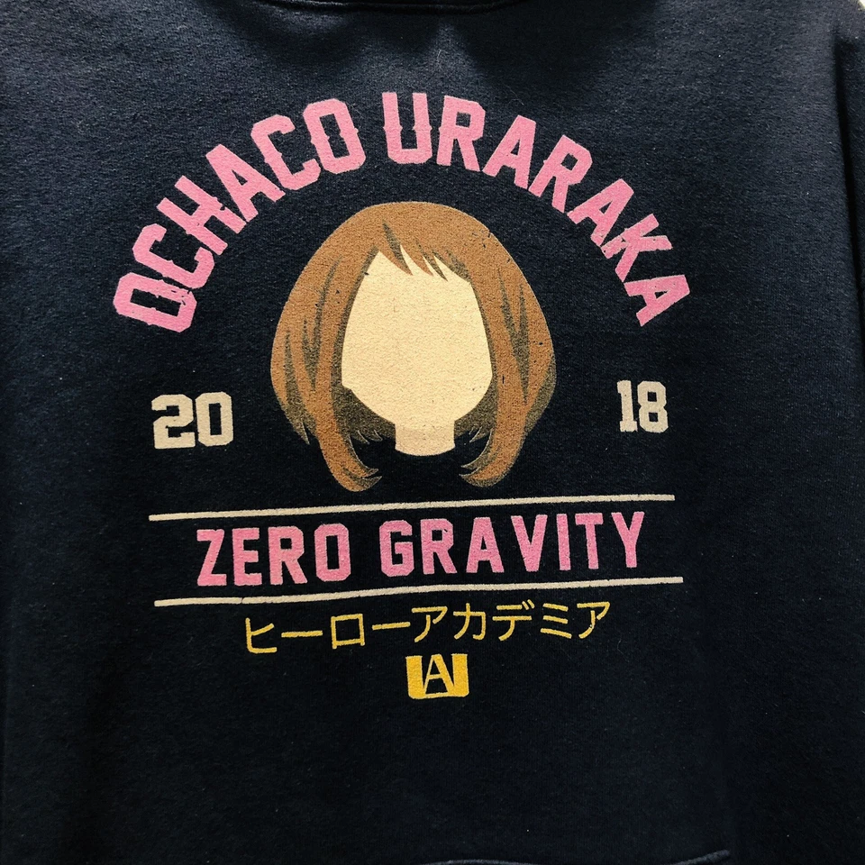 My Hero Academia Ochaco Uraraka Gravedad Cero Sudadera con Capucha Pullover Sudadera Talla Grande Foto 2 de 4