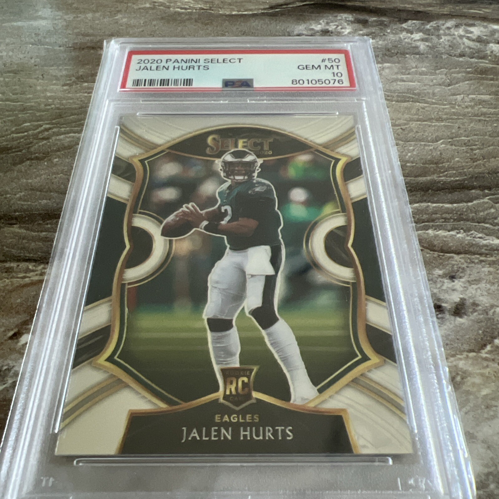 Jalen Hurts Panini Select #50 Silver