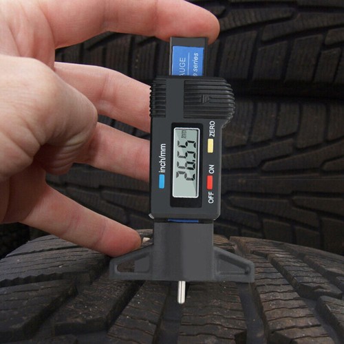 0-25mm Digital Depth Gauge Tyre Tread Car Tester Checker Brake Pad Motorbike - Picture 11 of 14