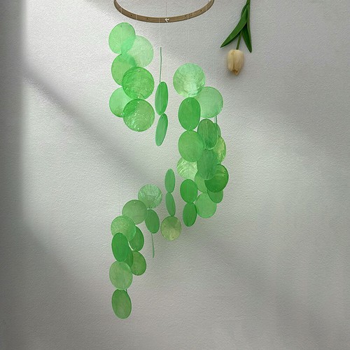 Natural Seashell Windchime Colorful Wind Chimes Outdoor Garden Home Decor Gift - Picture 7 of 26