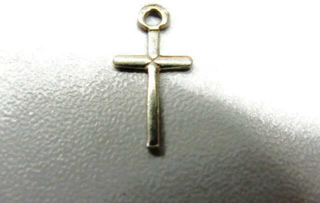 3D Tiny Cross Solid 925 for Necklace Bracelet Vin… - image 4