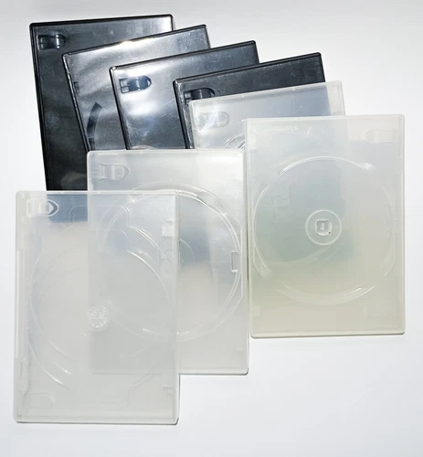 DVD Cases - Regular Cases - 0-4 Spots - Many Colors