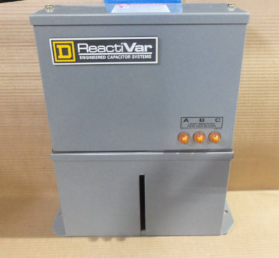 NEW SQUARE D PFCD4005F POWER FACTOR CORRECTION CAPACITOR 3 PH 60HZ ENCL. 1 & 12