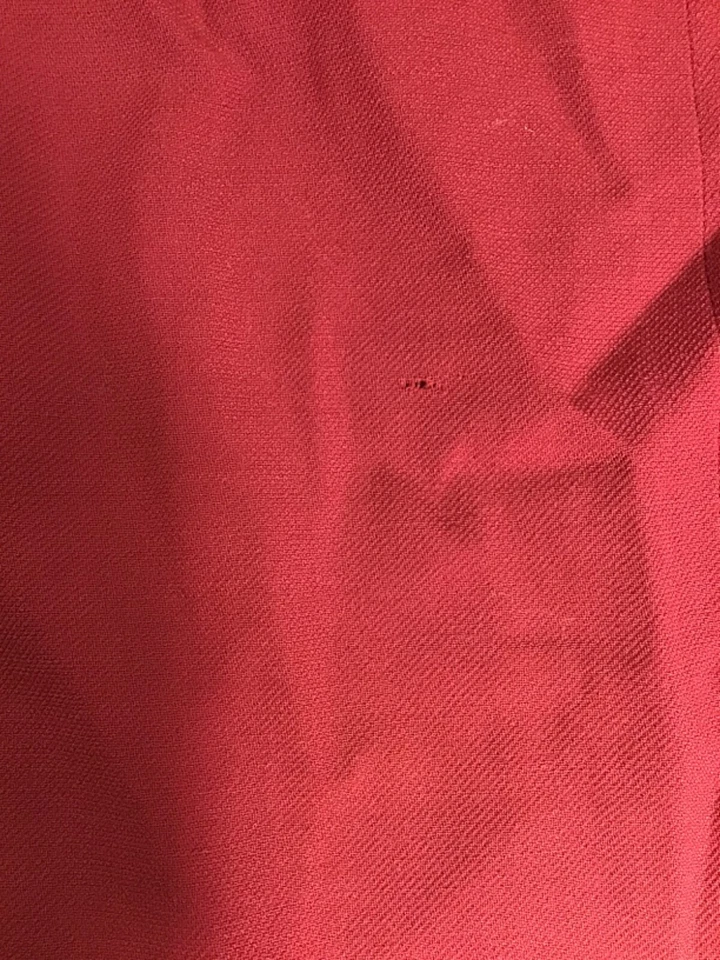 Blazer de lana y falda granate Armani Collezioni talla 46 Foto 3 de 4