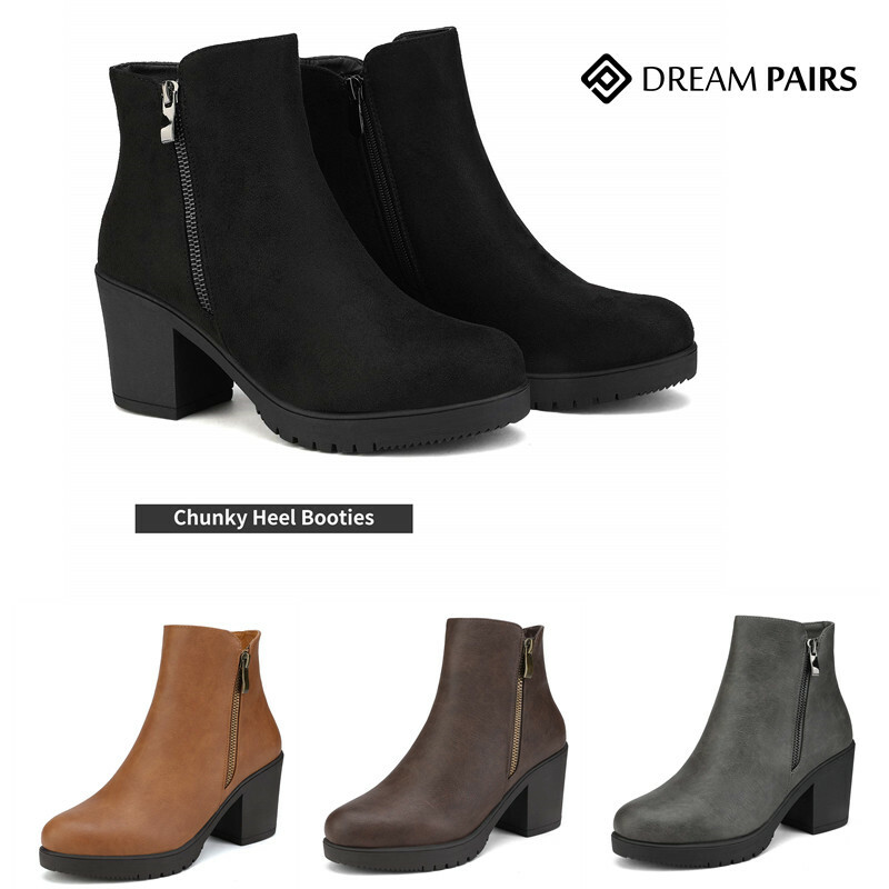 DREAM PAIRS Women Winter Ankle Boots 