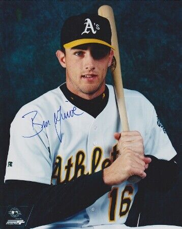 Ben Grieve Signed - Autographed Oakland A's 8x10 inch Photo - Greg Tucker COA - Picture 1 of 2