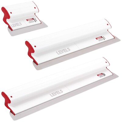 LEVEL5 Drywall Composite Skimming Blade Set 3-pce 10'' 24'' & 32'' | 5-444C