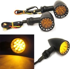 12V Motorrad LED Blinker Blinkleuchte M10 Für Harley Bobber Chopper Cafe Racer