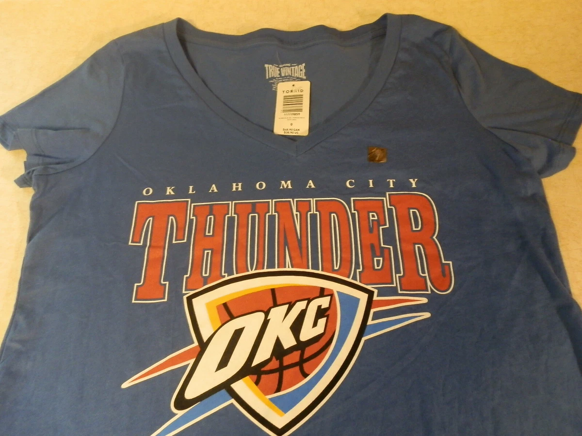 NEW Women's OKC Oklahoma City THUNDER Torrid T Shirt TRUE VINTAGE NWT