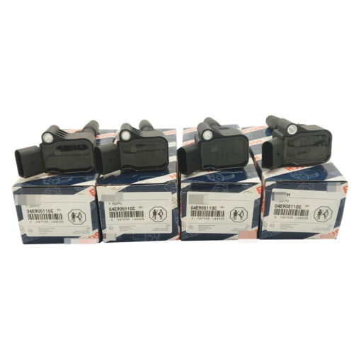 4×BOSCH Ignition Coil for A3 Q3 1.4 1.8 2.0 Jetta lV Golf Vll 04E905110C