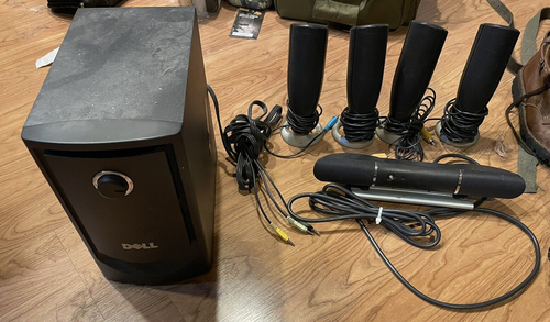 Dell MMS 5650 Surround Sound 5.1 Home Theatre System PC Speakers - Tested works - 第 1/5 張圖片