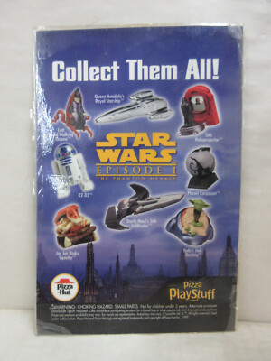 Vintage 1996 1999 Taco Bell Star Wars Promo Items & Kids Meal Toys
