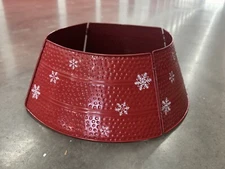 HOMCOM Christmas Tree Collar, Steel Tree Ring Skirt, 26" x 26" x 9" (779)