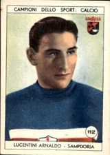 Lavazza 1950 Sports Champions Figure No. 112 Sampdoria Lucentini