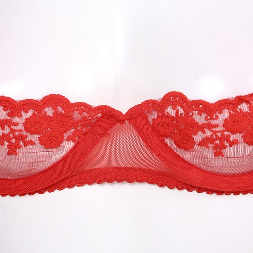 DE Damen Spitze BH 1/4Cups Unterwäsche Push Up Bralette Dessous Sexy Nachtwäsche - Picture 26 of 64