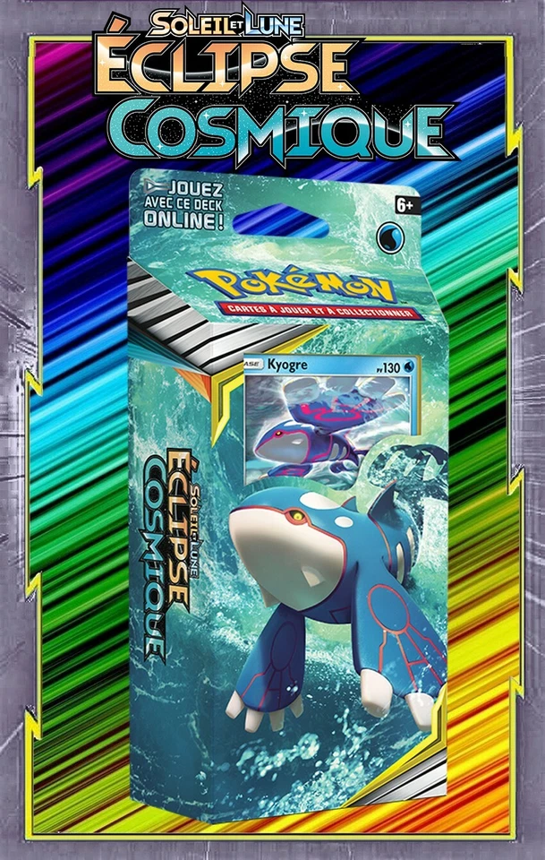Deck SL12 : Éclipse Cosmique - Abysses Obscurs - Kyogre- Pokemon Neuf
