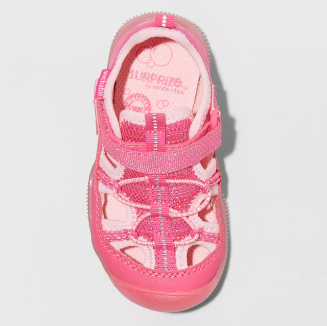 Surprize Stride Rite Toddler Girl Size 8 Light up Fisherman Hiking Sandals Pink for sale online 