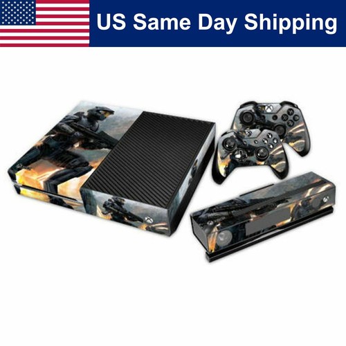 Adesivo decalcomania pelle vinile per console Microsoft Xbox One set con 2 controller US - Foto 35 di 64