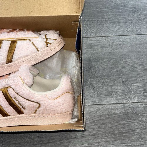 Adidas Superstar Concha Fresa / Rosa Helado / Blanco - Talla UK 9.5 / EU 44 - Imagen 5 de 9