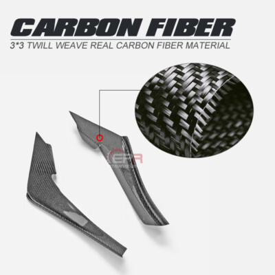 For MY17 R35 GTR TSVS Type Carbon Fiber Front Bumper Canard (For R35-FB-TSVS)
