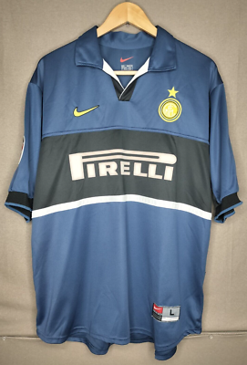 INTER MILAN Large 1998 1999 Third Jerseys Maglia Shirt Nike