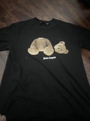 Palm Angels Kill the bear Classic Black shirt Size M teddy bear | eBay