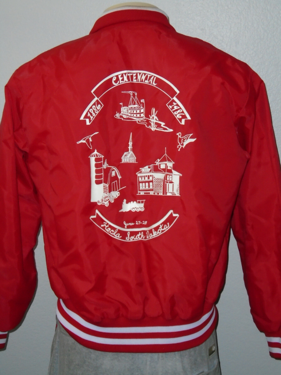 Vintage 1986 Hecla South Dakota Centennial Red Snap B… Gem