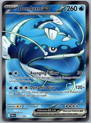 Dondozo ex 211/182 Destined Rivals Ultra Rare Holo