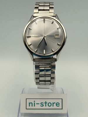 SEIKO Matic 8305-1010 Pale blue-Silver Dial Diashock AT Watch 30J - Rank B