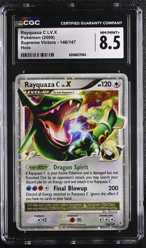 Rayquaza C LV.X graded CGC 8.5 for sale on eBay