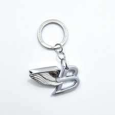 Mulsanne Arnage Flying Spur Bentley Style Chrome Metal Keychain Car Logo No Box