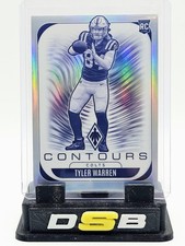 2025 Panini Phoenix Tyler Warren Contours RC Rookie #14 Colts