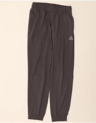 REEBOK Mens Tracksuit Trousers Joggers Small  Grey Polyester DN31