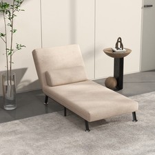 HOMCOM Klappbett Schlafsessel Gästebett Schlafsofa Faltmatratze Bett