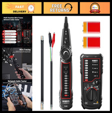 Network Cable Tester RJ45 RJ11 Line Finder Tone Generator Probe Kit Ethernet Cat