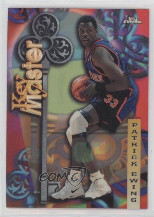 1997 Topps Chrome Season's Best Key Master Refractor Patrick Ewing #22 HOF 00mp